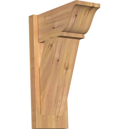 Ekena Millwork Traditional Traditional Smooth Outlooker, Western Red Cedar, 7 1/2"W x 14"D x 22"H OUT08X14X22TRA01SWR